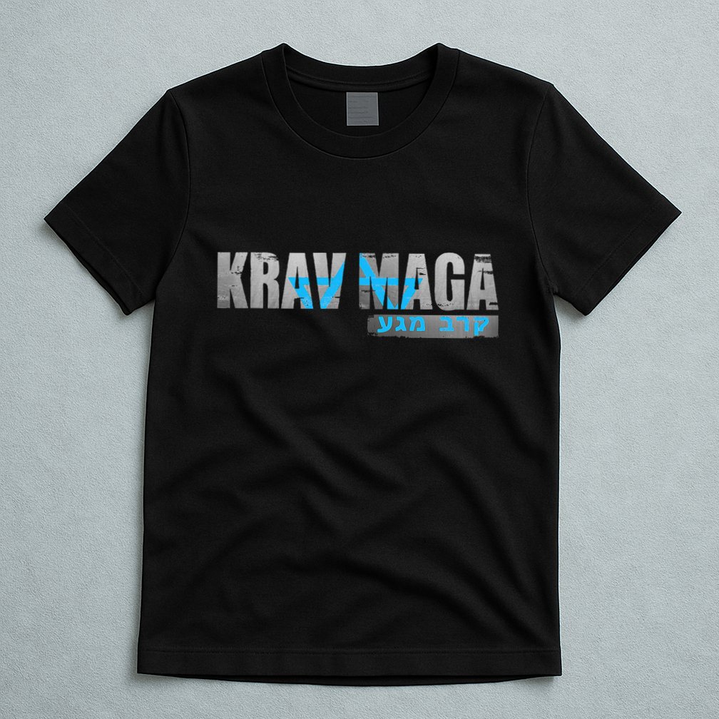Krav Maga Israeli Combat System Distressed Vintage T-Shirt
