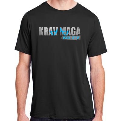 Krav Maga Israeli Combat System Distressed Vintage Adult ChromaSoft Performance T-Shirt