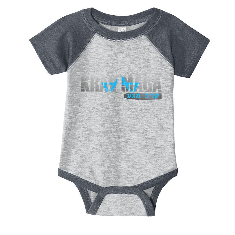 Krav Maga Israeli Combat System Distressed Vintage Infant Baby Jersey Bodysuit