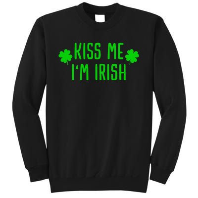 Kissing Me I'm Irish Clover Saint Irish Pats St. Patrick's Day Sweatshirt