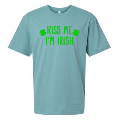 Kissing Me I'm Irish Clover Saint Irish Pats St. Patrick's Day Sueded Cloud Jersey T-Shirt