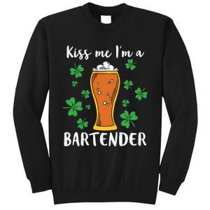 Kiss Me Im A Bartender Sweatshirt