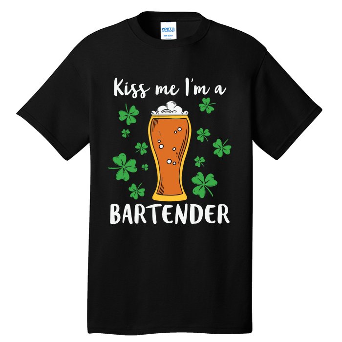 Kiss Me Im A Bartender Tall T-Shirt