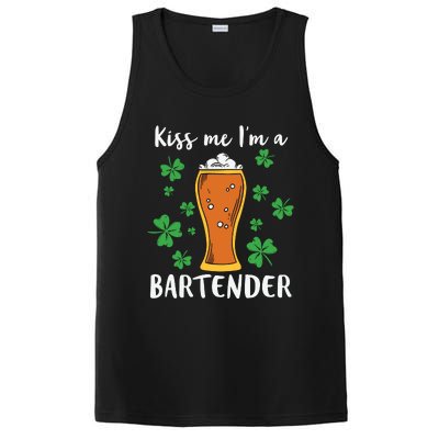 Kiss Me Im A Bartender PosiCharge Competitor Tank