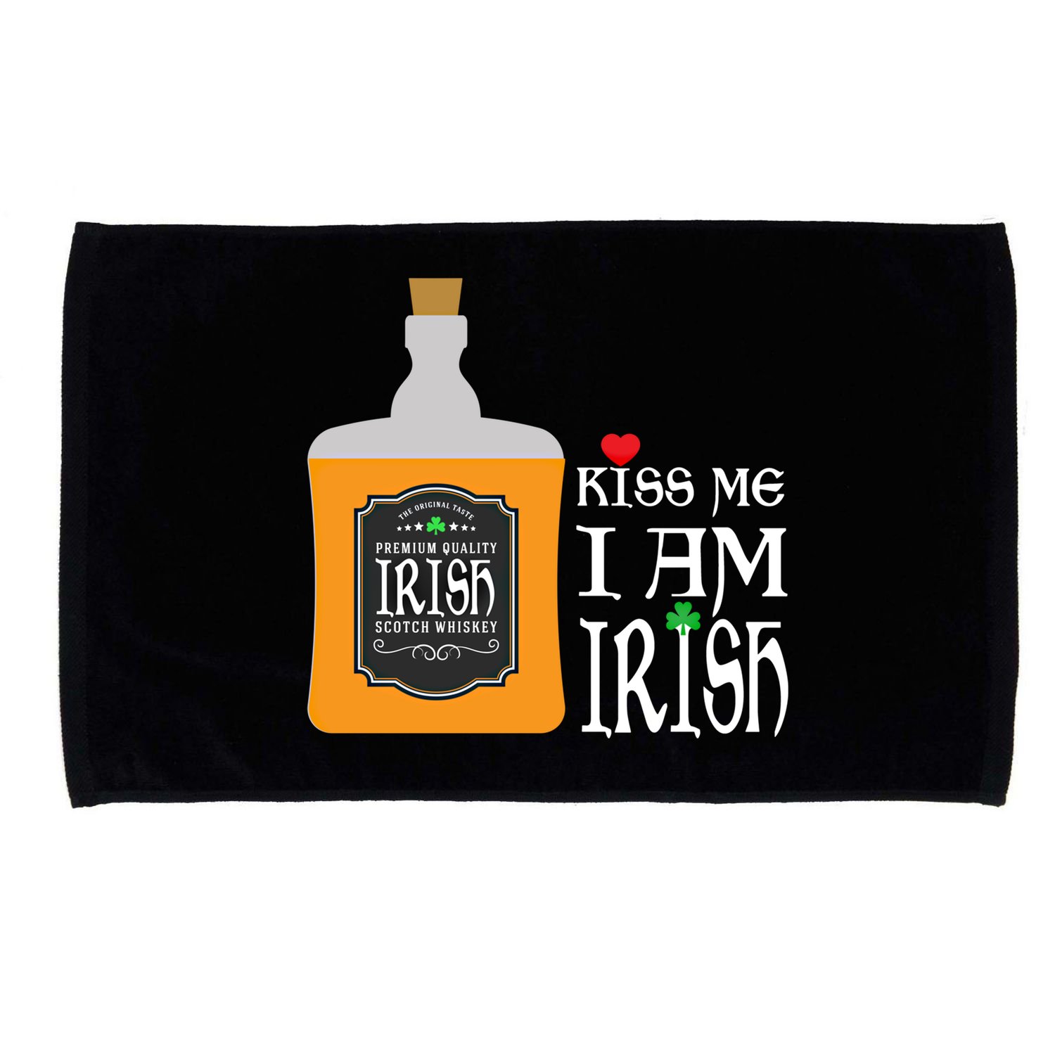 Kiss Me I Am Irish Whiskey Ing Team Saint Patricks Day Great Gift Microfiber Hand Towel