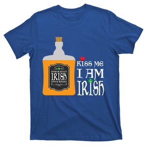 Kiss Me I Am Irish Whiskey Ing Team Saint Patricks Day Great Gift T-Shirt