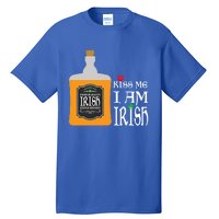 Kiss Me I Am Irish Whiskey Ing Team Saint Patricks Day Great Gift Tall T-Shirt