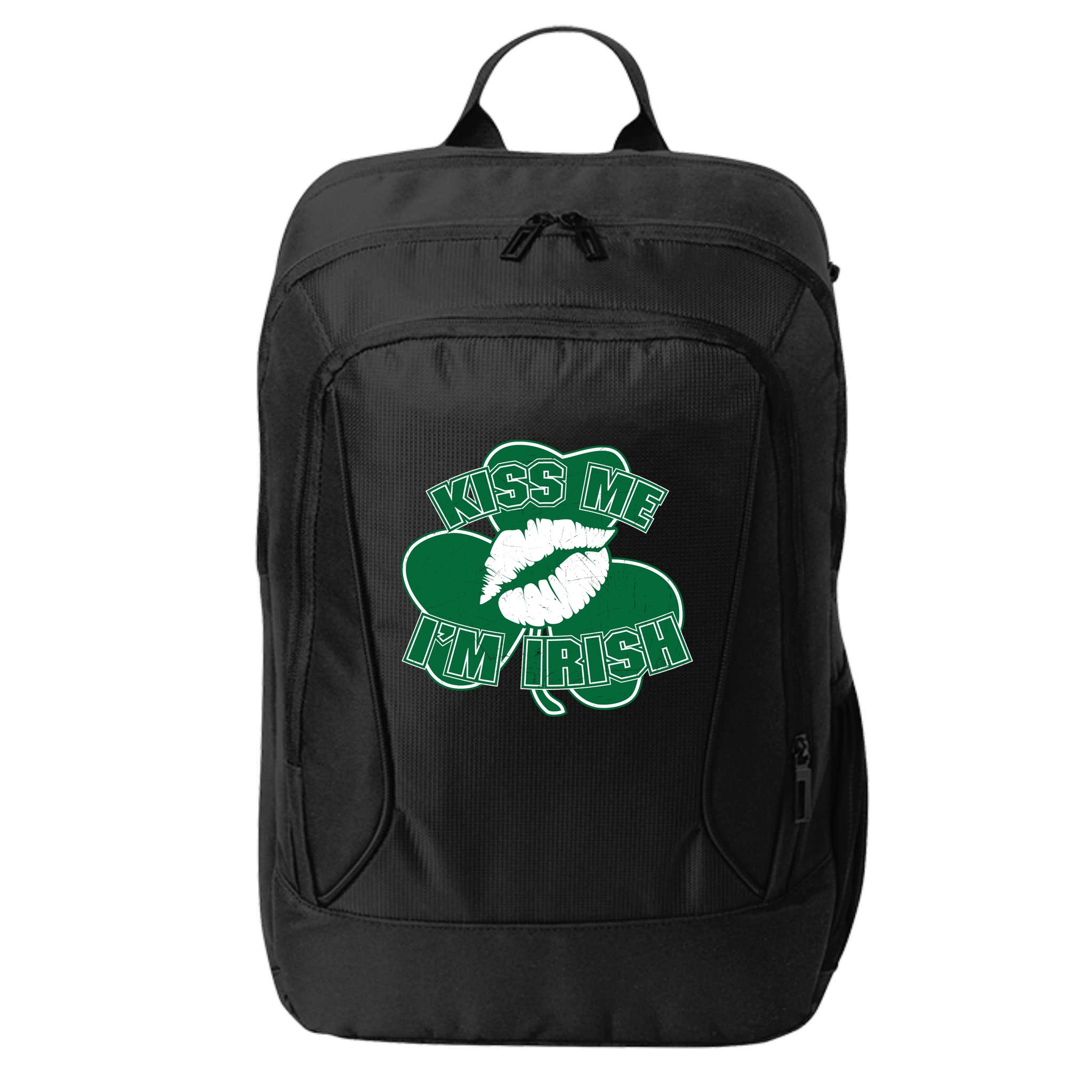 Kiss Me I'm Irish Lips City Backpack