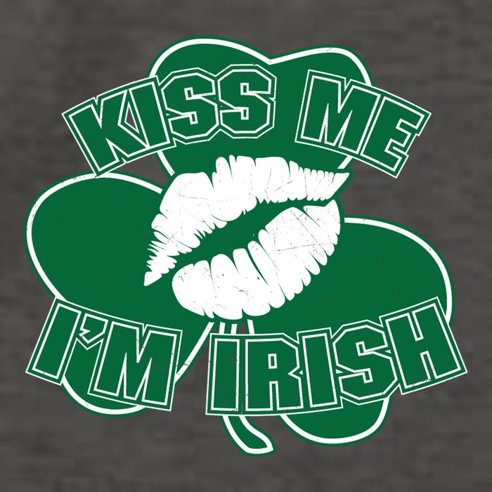 Kiss Me I'm Irish Lips Vector Backpack