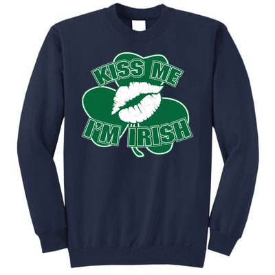 Kiss Me I'm Irish Lips Tall Sweatshirt