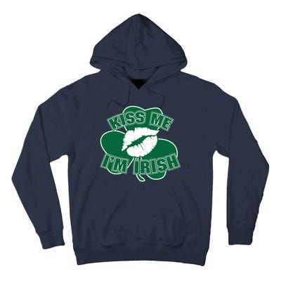 Kiss Me I'm Irish Lips Tall Hoodie