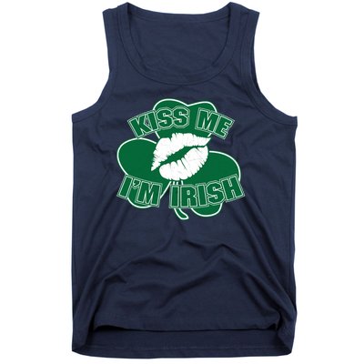 Kiss Me I'm Irish Lips Tank Top