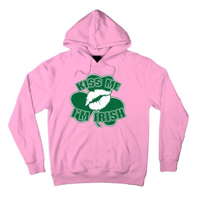 Kiss Me I'm Irish Lips Hoodie