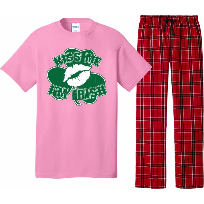 Kiss Me I'm Irish Lips Pajama Set