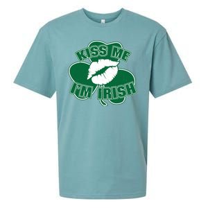 Kiss Me I'm Irish Lips Sueded Cloud Jersey T-Shirt