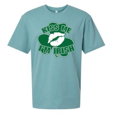 Kiss Me I'm Irish Lips Sueded Cloud Jersey T-Shirt