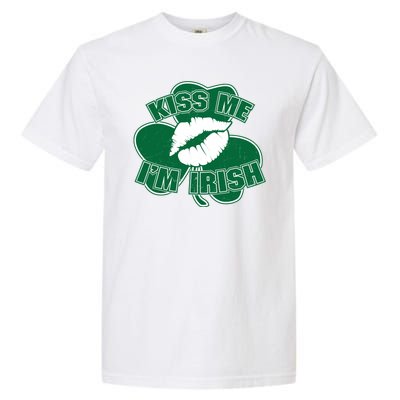 Kiss Me I'm Irish Lips Garment-Dyed Heavyweight T-Shirt