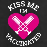 Kiss Me I'm Vaccinated Adult Drive Performance Visor