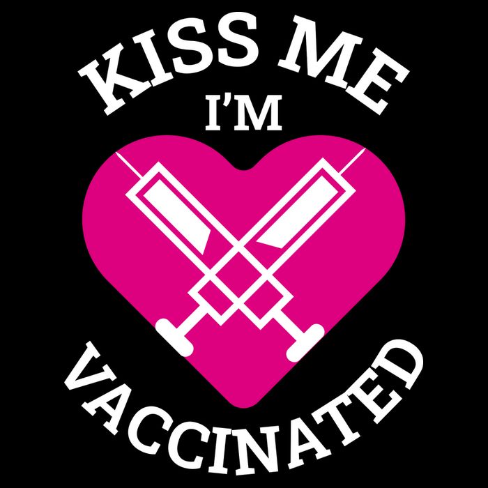 Kiss Me I'm Vaccinated Zip Tote Bag