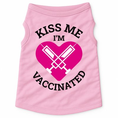 Kiss Me I'm Vaccinated Doggie Tank