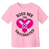 Kiss Me I'm Vaccinated Toddler T-Shirt