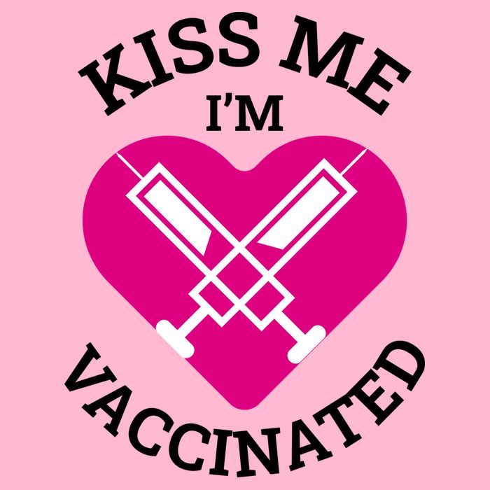 Kiss Me I'm Vaccinated Toddler T-Shirt