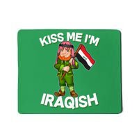 Kiss Me I'm Iraqish Mousepad