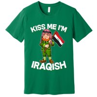 Kiss Me I'm Iraqish Premium T-Shirt