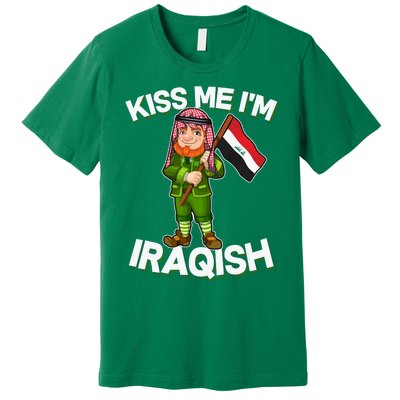 Kiss Me I'm Iraqish Premium T-Shirt