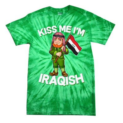 Kiss Me I'm Iraqish Tie-Dye T-Shirt