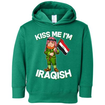 Kiss Me I'm Iraqish Toddler Hoodie