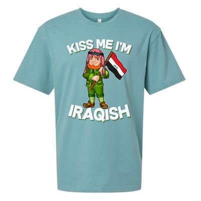 Kiss Me I'm Iraqish Sueded Cloud Jersey T-Shirt