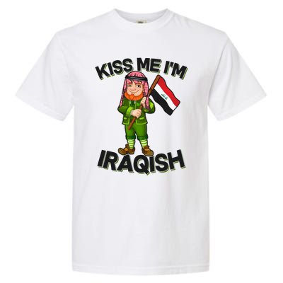 Kiss Me I'm Iraqish Garment-Dyed Heavyweight T-Shirt