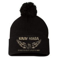 Krav Maga Israeli Military Close Combat System Pom Pom 12in Knit Beanie