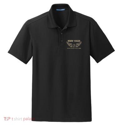 Krav Maga Israeli Military Close Combat System Dry Zone Grid Polo