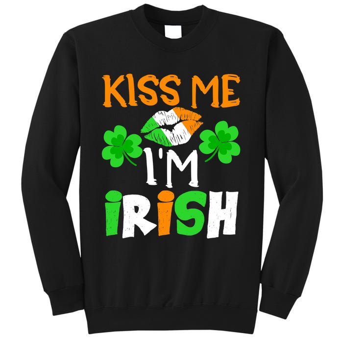 KISS ME I’M IRISH Lucky St. Patrick's Day Funny Sweatshirt