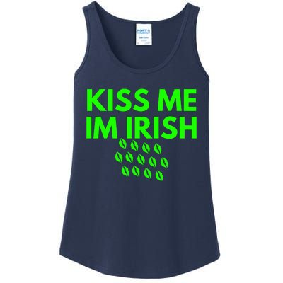 Kiss Me Im Irish St Patricks Day Ladies Essential Tank