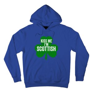 Kiss Me I'm Scottish Funny Gift Funny Saint Patricks Day Gift Hoodie