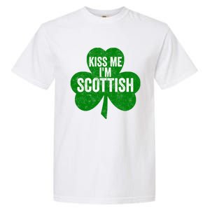 Kiss Me I'm Scottish Funny Gift Funny Saint Patricks Day Gift Garment-Dyed Heavyweight T-Shirt