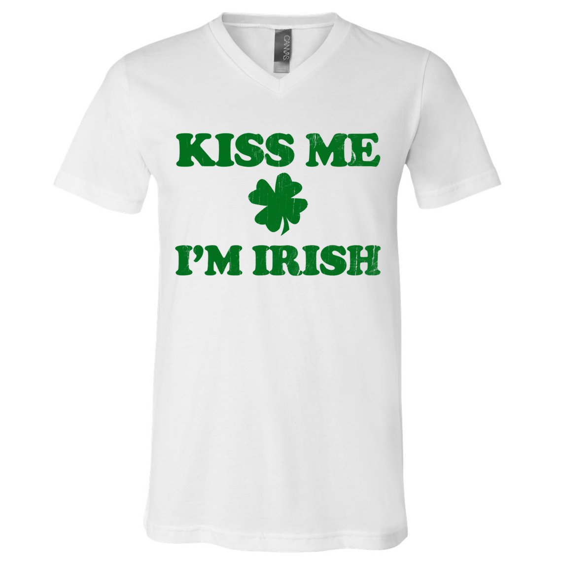 Kiss Me Im Irish St Patricks Day V-Neck T-Shirt