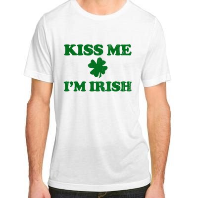 Kiss Me Im Irish St Patricks Day Adult ChromaSoft Performance T-Shirt