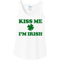 Kiss Me Im Irish St Patricks Day Ladies Essential Tank