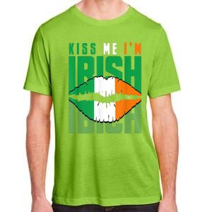 Kiss Me IM Irish St. PaddyS Day Irish Lads Or Ladies Adult ChromaSoft Performance T-Shirt