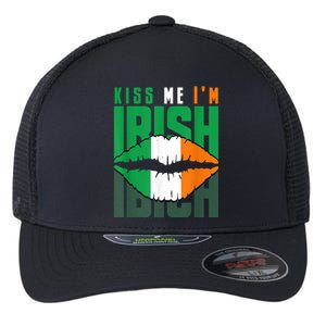 Kiss Me IM Irish St. PaddyS Day Irish Lads Or Ladies Flexfit Unipanel Trucker Cap