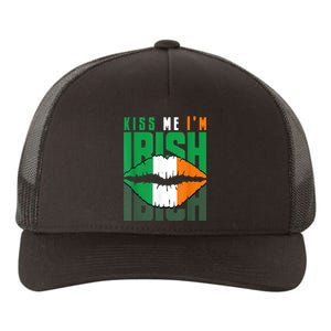 Kiss Me IM Irish St. PaddyS Day Irish Lads Or Ladies Yupoong Adult 5-Panel Trucker Hat