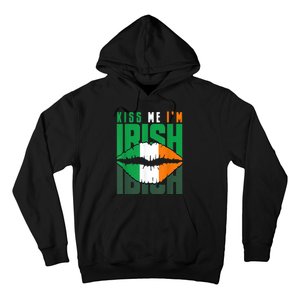 Kiss Me IM Irish St. PaddyS Day Irish Lads Or Ladies Hoodie