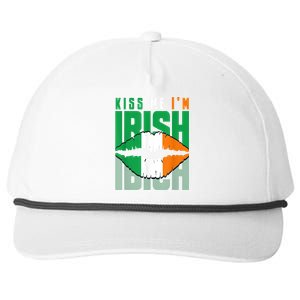 Kiss Me IM Irish St. PaddyS Day Irish Lads Or Ladies Snapback Five-Panel Rope Hat