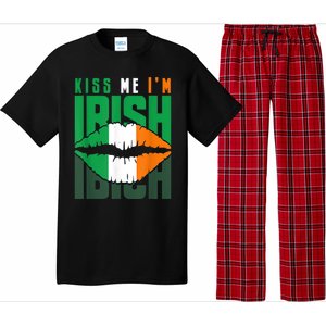 Kiss Me IM Irish St. PaddyS Day Irish Lads Or Ladies Pajama Set