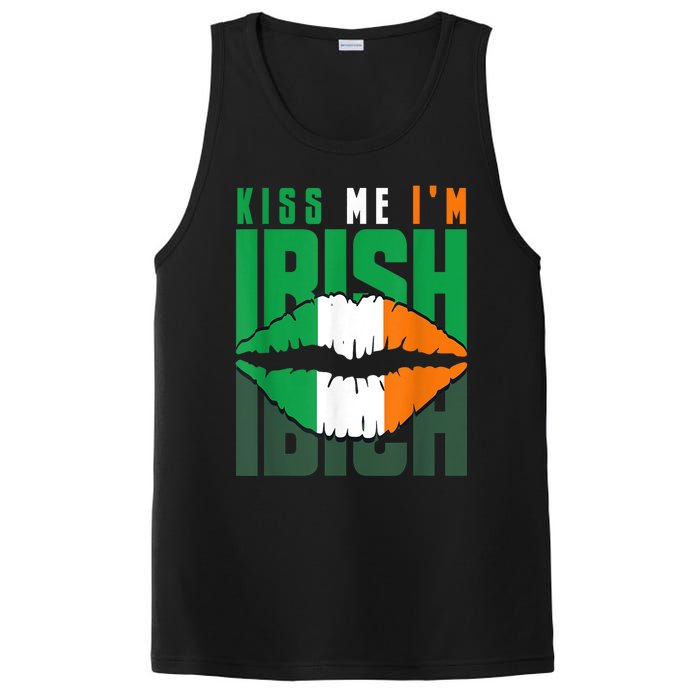 Kiss Me IM Irish St. PaddyS Day Irish Lads Or Ladies PosiCharge Competitor Tank