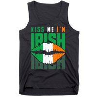 Kiss Me IM Irish St. PaddyS Day Irish Lads Or Ladies Tank Top